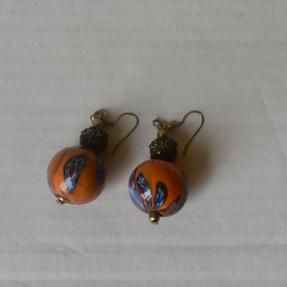 Ceramic Hand Painted Earrings